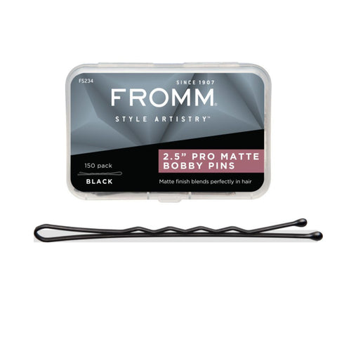 Fromm Style Artistry 2.5" Pro Matte Bobby Pins 150 Pack F5234
