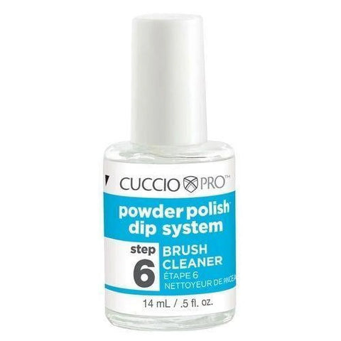 Cuccio Pro Powder Polish Dip Systek Brush Cleaner Step 6
