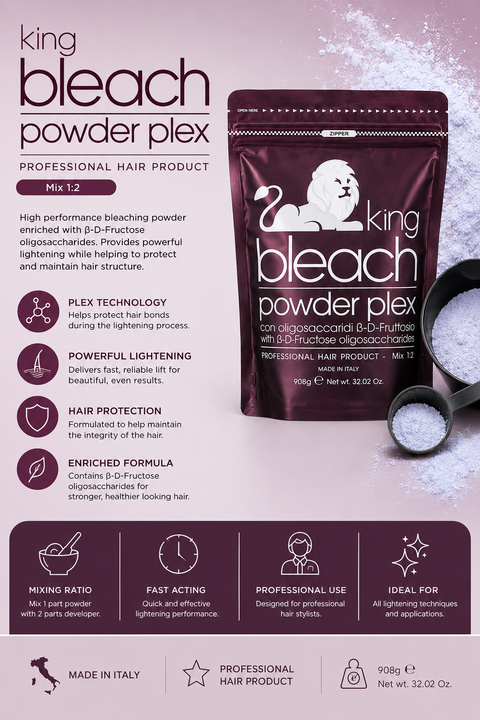 King Bleach Powder Plex 2 Lbs