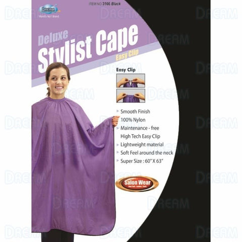 DreamWorld Black Deluxe Stylist Cape
