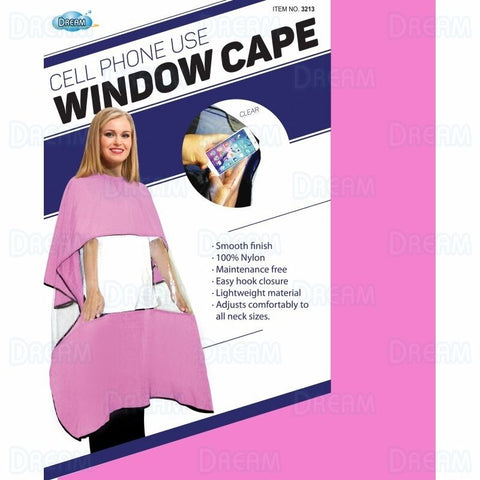 DreamWorld Pink Cell Phone Use Window Cape