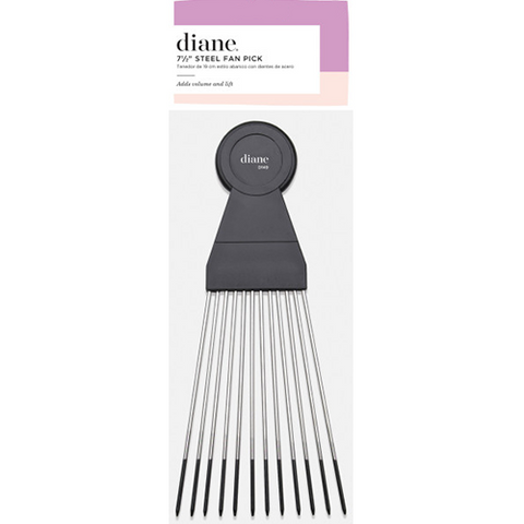 Diane 7-1/2" Steel Fan Pick D149