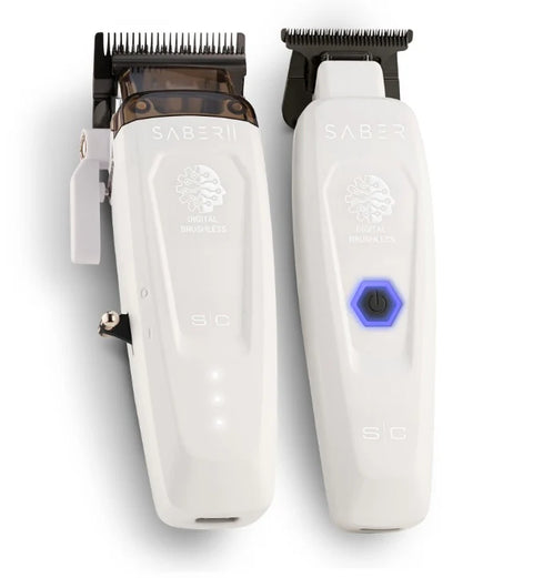 Stylecraft Saber 2 White Clipper and Trimmer Bundle