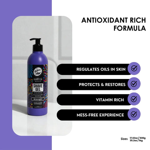 Rolda - Midnight Ginseng Shaving Gel For Sensitive Skin