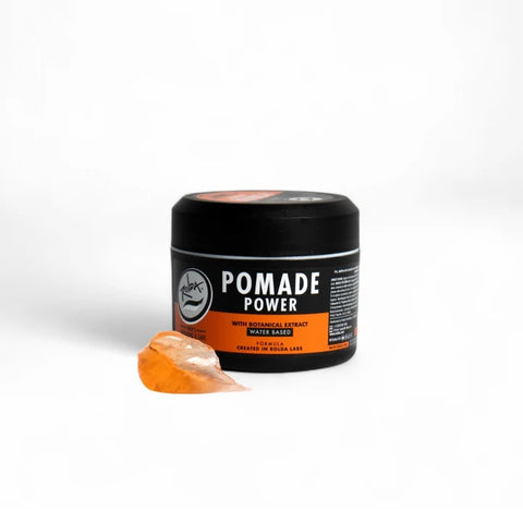 Rolda - Power Hair Pomade | Water Based Formula, High Hold, High Shine, Edge Control Gel, Flake-free, Alcohol-free, Residue-free
