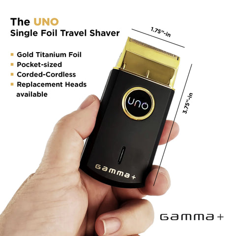 Gamma Uno Professional Single Foil Shaver