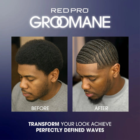 RED PRO Groomane Wave Control Pomade - Ultimate Hold, Moisture & Shine