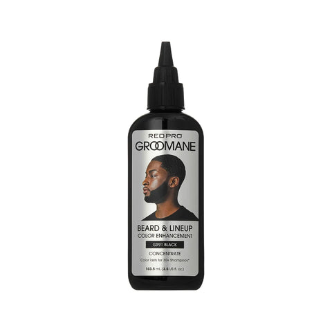 RED PRO Groomane Semi-Permanent Beard Dye Color Enhancement for Men’s Beards, Hairlines & Fades