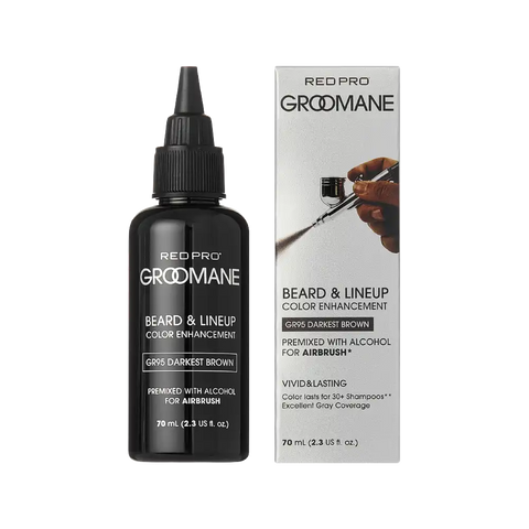 RED PRO Groomane Beard Lineup Color Enhancement – Premixed for Airbrush Use
