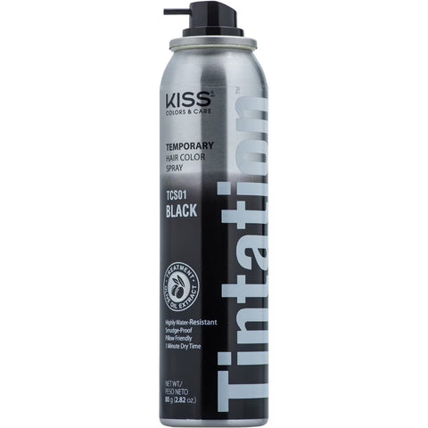 KISS Tintation Temporary Hair Color Spray Darkest Brown - 6pcs