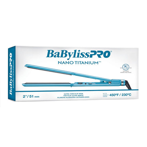 BaBylissPRO Nano Titanium 2" Ultra-Thin Straightener