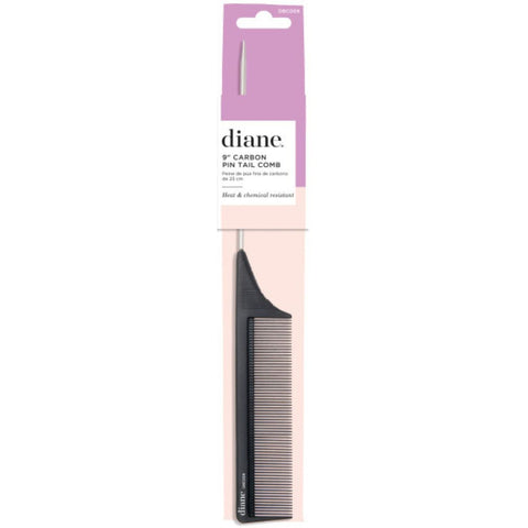 Diane Carbon Pin Tail Comb 9"