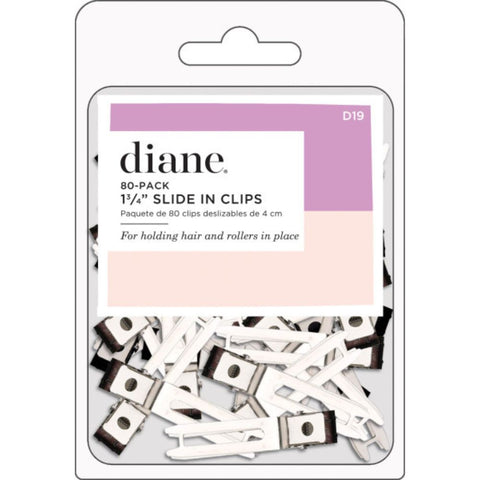 Diane Double Prong Slide in Clips 80 Pack 1-3/4" D19