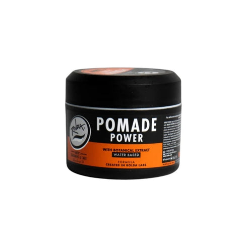 Rolda - Power Hair Pomade | Water Based Formula, High Hold, High Shine, Edge Control Gel, Flake-free, Alcohol-free, Residue-free