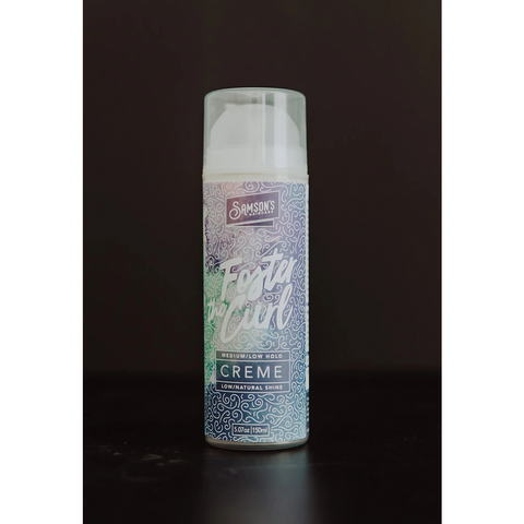 Samson's Haircare Foster The Curl Medium Creme Natural Shine 5.07 Oz