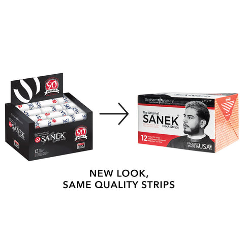 Graham Beauty Original SANEK Neck Strips 4-Pack Bundle