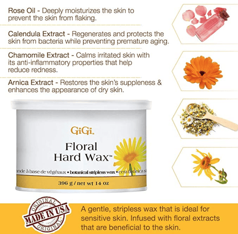 Gigi Floral Hard Wax 14 Oz