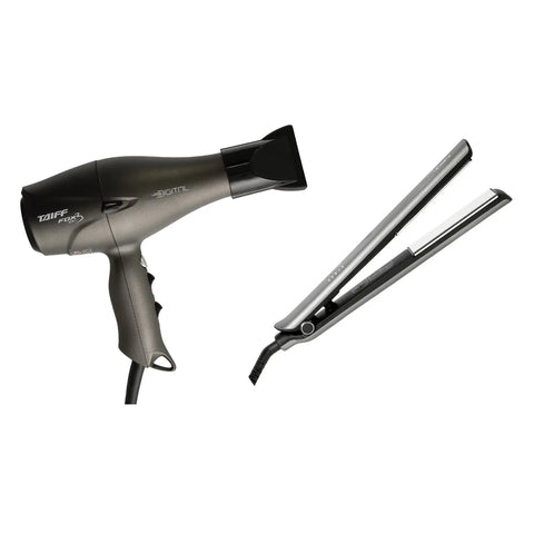 Taiff Digital Hair Dryer Get a Free Fox 3 Flat Iron - Black