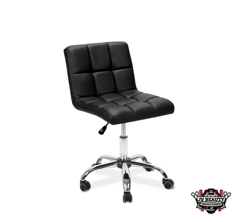 Square Black Stool