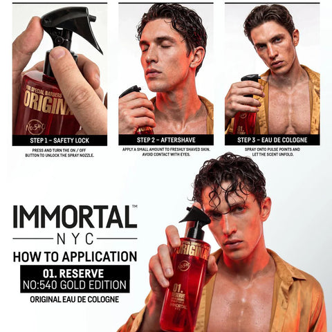 Immortal NYC ‘GOLD EDITION 01’ Eau de Cologne