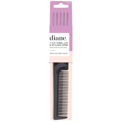 Diane 7-1/4" Steel Lift & Styling Comb D7155