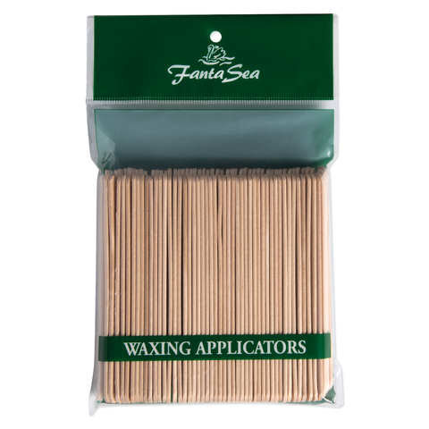 FantaSea Waxing Applicator Sticks Medium 100 Pack
