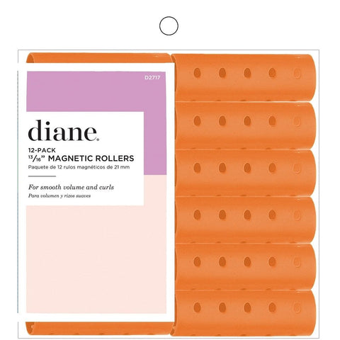 Diane Magnetic Rollers 13/16" Orange 12-Pack