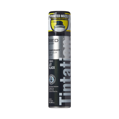 Red By Kiss Tintation Spray Jet Black