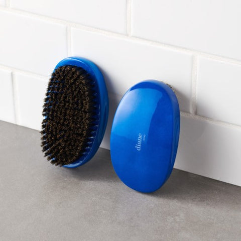 Diane Curved Soft Prestige 100% Boar Military Wave Brush D1702