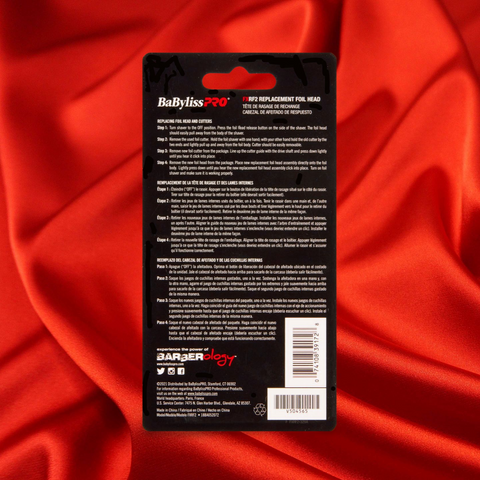 BaByliss Pro Replacement Foil and Cutter for FXFS2 Silver Color