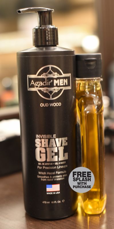 Agadir Invisible Shaving Gel 16 Oz includes Free After Shave Splash