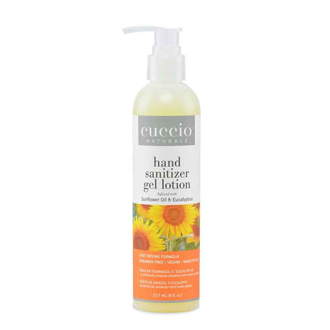 Cuccio Naturale Hand Sanitizer Gel Lotion 8 Oz
