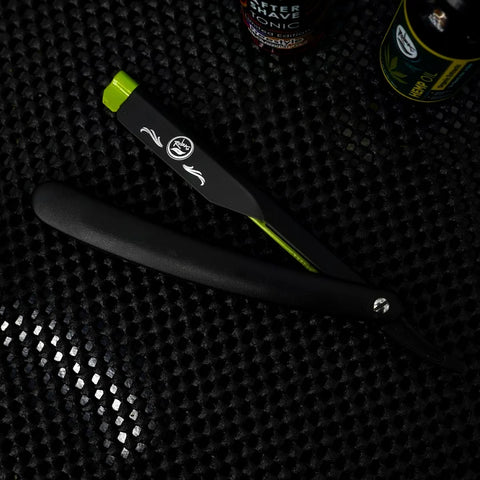 Rolda - Matte Barber Straight Razor Blade Holder | Dual Fold, Lightweight