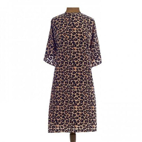 1907 by Fromm Apron & Hairstyling Cape Grey Leopard
