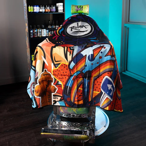 Professional Barber Capes Urban Full Color