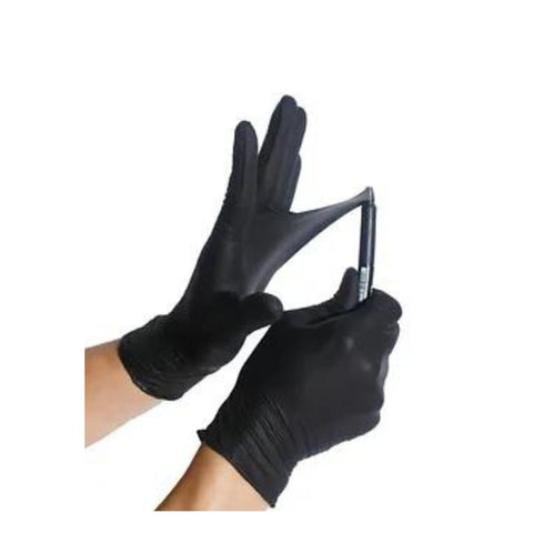 Sanek Black Nitrile Examination Gloves