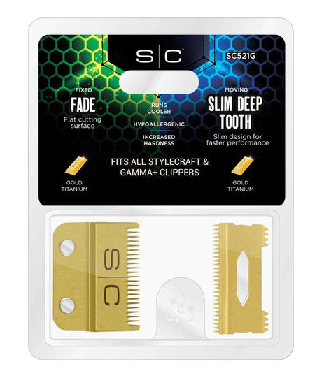 Stylecraft Gold Fade Slim Deep Tooth Blade