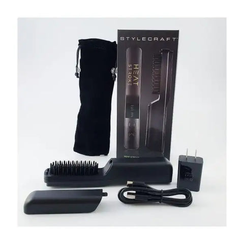 Stylecraft Heat Stroke Cordless Beard and Hair Styling Hot Brush
