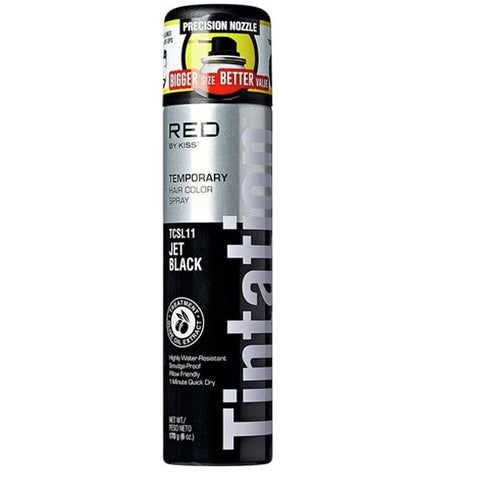Red By Kiss Tintation Spray Jet Black
